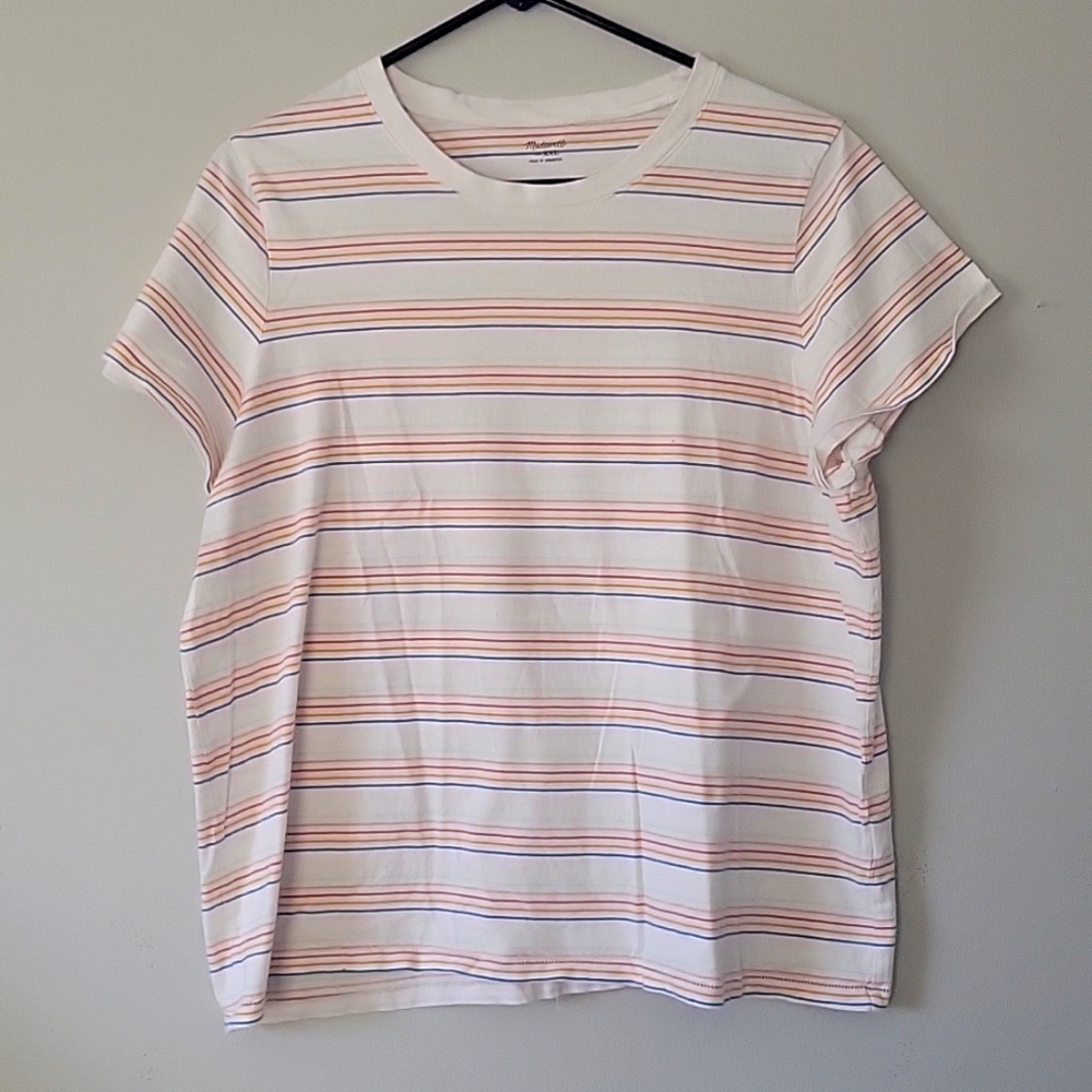 Madewell Striped Tee Shirt XXL